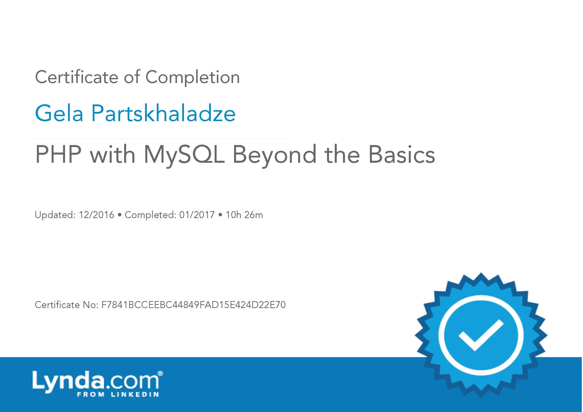 PHP with MySQL Beyond the Basics