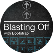 Courses Blasting Off with Bootstrap logo